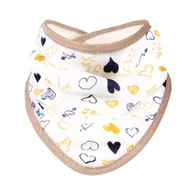 Śliniaki i fartuszki - AKUKU A1512 Śliniak - Apaszka na rzep Serduszka - miniaturka - grafika 1