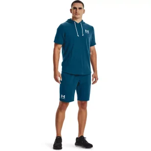 Koszulka męska Under Armour RIVAL TERRY LC SS HD - Koszulki sportowe męskie - miniaturka - grafika 4