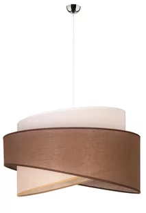 EULUNA Lampa wisząca Brooklyn, brązowa/ beżowa - Lampy sufitowe - miniaturka - grafika 2