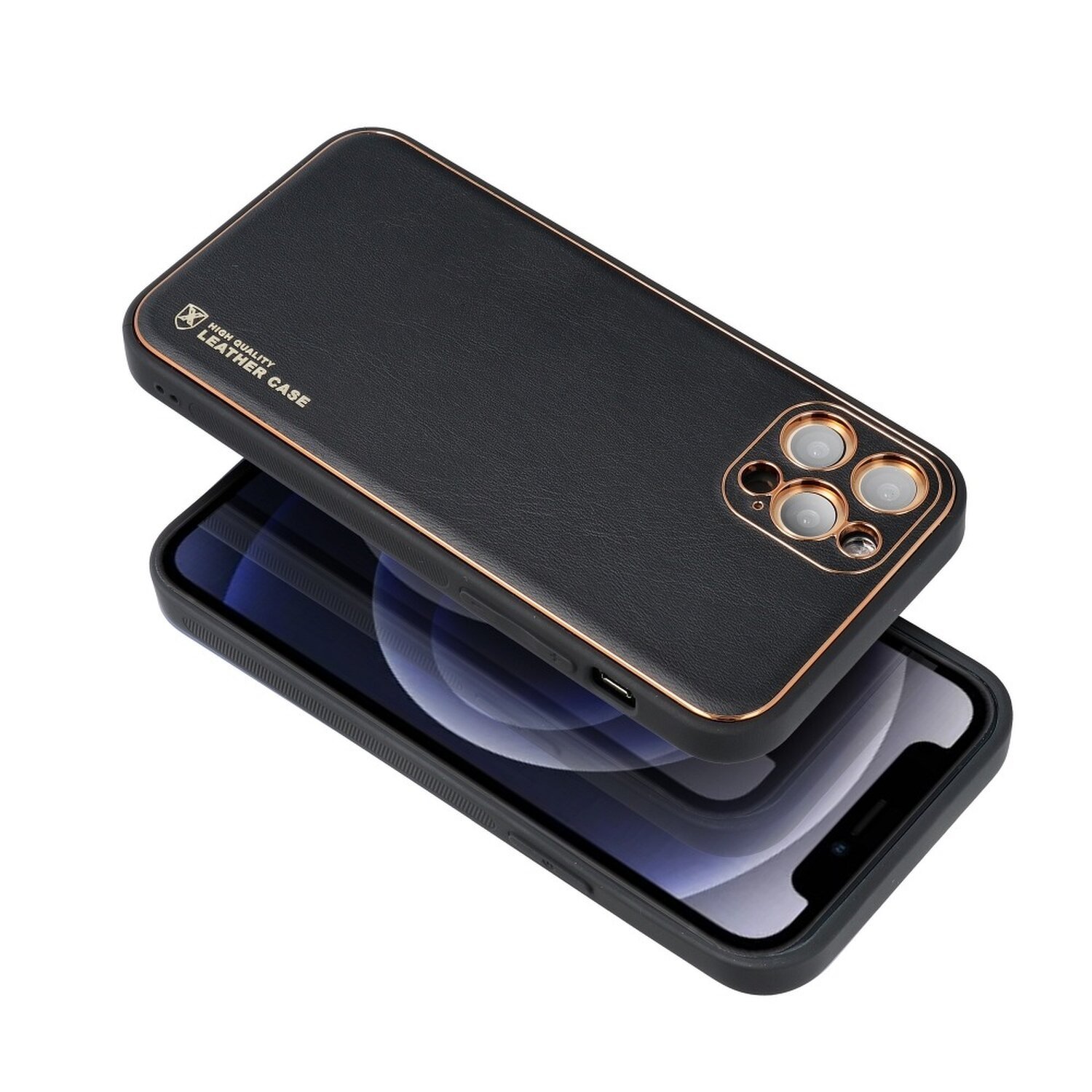 cofi1453 Skórzane etui na telefon komórkowy Etui na telefon komórkowy kompatybilne z Samsung Galaxy A72 5G (A725F) Czarny