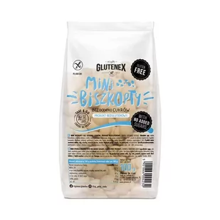 Glutenex Biszkopty Mini bez dodatku cukru bezglutenowe 100g - - Ciastka - miniaturka - grafika 1