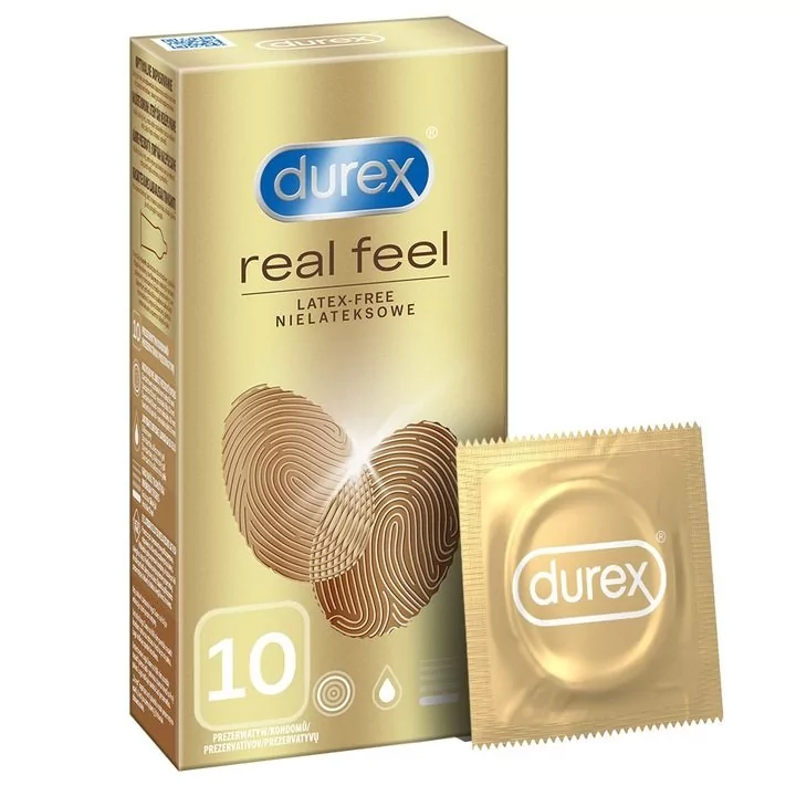 Durex (UK) Nielateksowe prezerwatywy Durex Real Feel A10