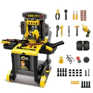 Mały majsterkowicz - WARSZTAT MAJSTERKOWICZA MAŁY MAJSTERKOWICZ WÓZEK NARZĘDZIA MECHANIK SKRZYNKA - miniaturka - grafika 1