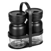 Pojemniki kuchenne - Zestaw 2 pojemników na przyprawy ze stojakiem Melli – Wenko - miniaturka - grafika 1