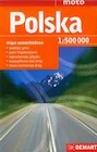 Książki podróżnicze - Mapa sam. POLSKA 1:500 000 DEMART - miniaturka - grafika 1