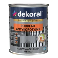 Farby do metalu - Dekoral Podkład antykorozyjny szary 0,9L - miniaturka - grafika 1