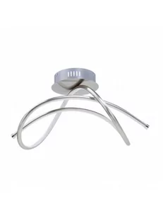 Leuchten Direkt Oświetlenie Leuchten-Direkt VIOLETTA Lampa Sufitowa LED Stal nierdzewna, 1-punktowy 15441-55 - Lampy sufitowe - miniaturka - grafika 1