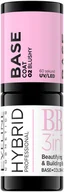 Lakiery hybrydowe - Eveline Hybrid Professional Baza hybrydowa budująca 3w1 02 Blushy 5ml - miniaturka - grafika 1