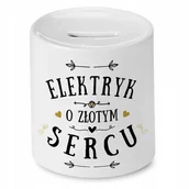 Skarbonki - Dla Elektryka Skarbonka na Urodziny na Prezent z Nadrukiem ze Zdjęciem - miniaturka - grafika 1