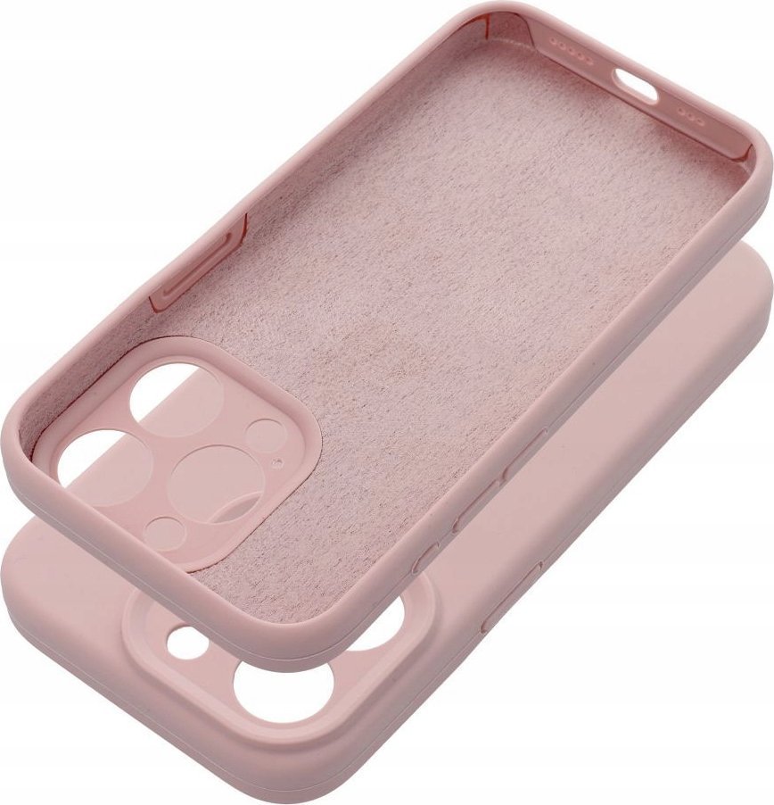 OEM Futerał SILICONE 2mm do IPHONE 15 Pro róż