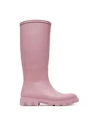 Kalosze damskie - Hunter Kalosze Downpour Tall Wellington HFRW0001251 Różowy - miniaturka - grafika 1