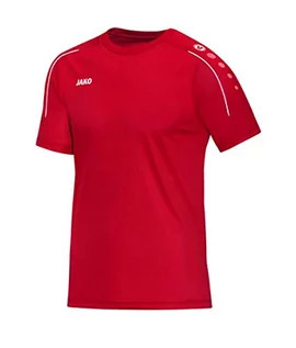 Koszulki męskie - JAKO JAKO Classico T-shirt męski, czerwony, XL 6150 - grafika 1