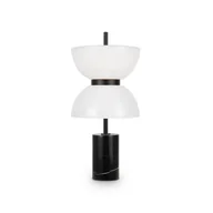 Lampy stojące - Lampa stołowa czarna z białym unikalnym kloszem Kyoto LED 11W Maytoni - miniaturka - grafika 1
