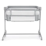 Łóżeczka i kojce - Łóżeczko dostawne KINDERKRAFT Nestee Up 2 Jasnoszary - miniaturka - grafika 1