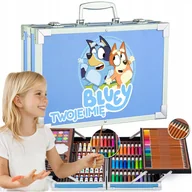 Masy plastyczne - ZESTAW ARTYSTYCZNY DO MALOWANIA IMIĘ BLUE BLUEY PREZENT MIKOŁAJ DZIECKA - miniaturka - grafika 1