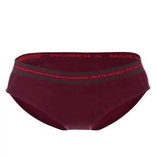 Bielizna sportowa damska - Damskie majtki hipster Brubeck Active Wool plum - XL - grafika 1