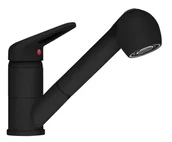 Baterie kuchenne - Bateria FRANKE NOVARA PLUS z wyciąganą wylewką czarny mat 115.0659.840 - miniaturka - grafika 1