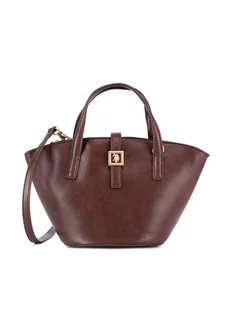 U.S. Polo Assn. Torebka BIUXT8500WVP Brązowy - Torebki damskie - miniaturka - grafika 1