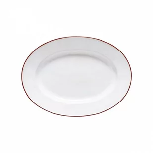 Costa Nova Tacka Beja White Red 30 cm - Tace i patery - miniaturka - grafika 1