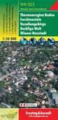 Atlasy i mapy - Freytag&amp;Berndt Baden uzdrowiska termalne, Forchtenstein mapa turystyczna 1:50 000 Freytag & Berndt - miniaturka - grafika 1