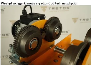 Wciągarka 500/990kg - 20 metrów z wózkiem 230V, sterowanie radiowe 8m, wózek od 60mm do 160mm, 28881571 - Wciągarki - miniaturka - grafika 5