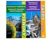 Przewodniki - 2x Panoramy Widokowe Schematy Szlaków Turystycznych Tatry Pieniny Nowe - miniaturka - grafika 1