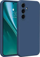 Etui i futerały do telefonów - Etteri Nakładka Etteri Silicone Case do Samsung Galaxy S23 FE ciemnoniebieska - miniaturka - grafika 1