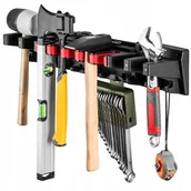 Pozostałe wyposażenie warsztatu - Wieszak ścienny na narzędzia Forset 60 cm czarny - miniaturka - grafika 1