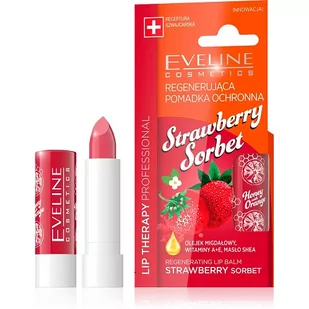 Eveline Lip Therapy pomadka odżywczka Strawberry Sorbet - Balsamy do ust - miniaturka - grafika 1