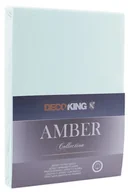 Prześcieradła - DecoKing Jersey/AMBER/FROZENBLUE/120-140x200+30 - miniaturka - grafika 1