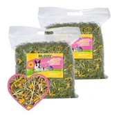 Akcesoria do hodowli zwierząt - MultiFit Siano ze słonecznikiem 2 x 500 g - miniaturka - grafika 1