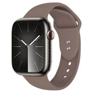 Akcesoria do smartwatchy - Pasek CRONG Liquid do Apple Watch (42/44/45/49mm) Brązowy - miniaturka - grafika 1