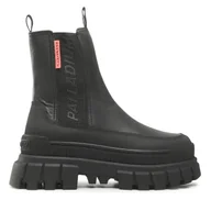 Botki damskie - Sztyblety Palladium Revolt Chelsea Rangr 98356-001-M Czarny - miniaturka - grafika 1
