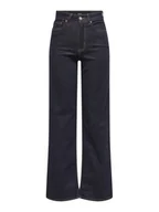 Spodnie damskie - ONLY Jeansy Madison 15352206 Granatowy Wide Leg - miniaturka - grafika 1