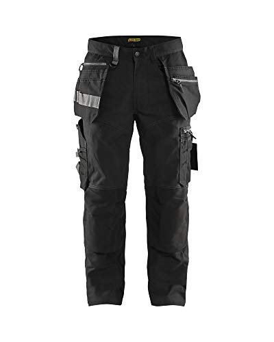 Blaklader 159013439900C56 spodnie robocze ze stretchem, czarne, rozmiar C56