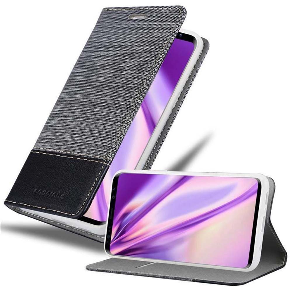 Etui ochronne Cadorabo do Samsung Galaxy S9 PLUS w kolorze szarym etui na telefon komórkowy pokrowiec na książkę