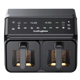 KaringBee 2200 W, 2 x 4 l, czarna - Frytkownice - miniaturka - grafika 1