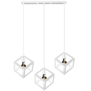 Polux Lampa wisząca Sweden 3 x 60 W E27 biała 312457 - Lampy sufitowe - miniaturka - grafika 1