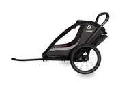 Wózki dziecięce - Hamax - Przyczepka rowerowa COCOON ONE - Grey/black - miniaturka - grafika 1
