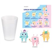 Pozostałe akcesoria kosmetyczne - Kubek do mycia zębów INNOGIO 300 ml - miniaturka - grafika 1