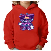 Bluzy dla dziewczynek - BLUZA DZIECIĘCA Z KAPTUREM 67 SIX SEVEN VIRAL 104 DLA DZIECKA PREZENT - miniaturka - grafika 1