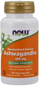 Suplementy diety - Now Foods NOW Ashwaganda Extract 450mg/90kaps. podnosi odporność na stres, wydolność organizmu 733739046031 - miniaturka - grafika 1