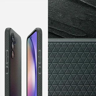 Etui na telefon Spigen Liquid Air obudowa pancerne do Samsung Galaxy A54 5G Abyss Green + Szkło - Etui i futerały do telefonów - miniaturka - grafika 7