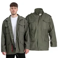 Odzież taktyczna i umundurowanie - Kurtka Alpha Industries M65 100103 245 - Oliwkowa XL - miniaturka - grafika 1