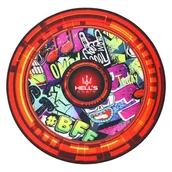 Podnóżki, podpórki, podkładki - HELL'S CHAIR Mata pod fotel Rainbow Graffitowy - miniaturka - grafika 1