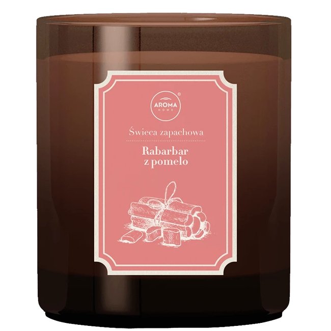Aroma Home Domowy Zielnik Świeca Rabarbar Pomelo 160 g