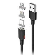 Kable USB - TFO Kabel USB Lightning/USB Typ C/Micro USB 1 m GSM106773 - miniaturka - grafika 1
