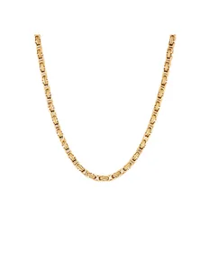 ICED STUFF Łańcuszek Królewski Złoty - Naszyjniki męskie - miniaturka - grafika 1