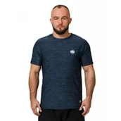 Odzież taktyczna i umundurowanie - Pit Bull Middle Weight 190 Casual Sport Small Logo '25 - Granatowy Melanż  L - miniaturka - grafika 1