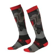 Skarpetki kolarskie - Skarpety rowerowe narciarskie O'Neal Camo V.22 black/red - miniaturka - grafika 1